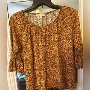 Women’s size L Large MICHAEL Michael Kors Flowy Flowered Top